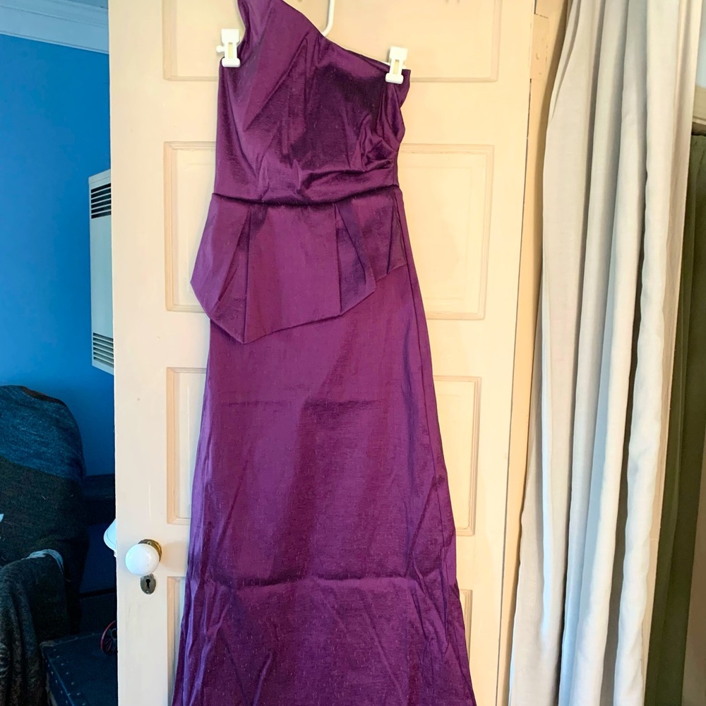 Plum Sheath Gown